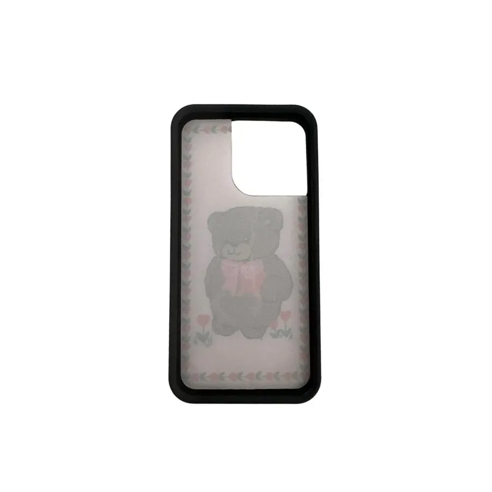 Wildflower - Danielle Guizio Teddy Bear iPhone 13 Pro Phone Case in Pink